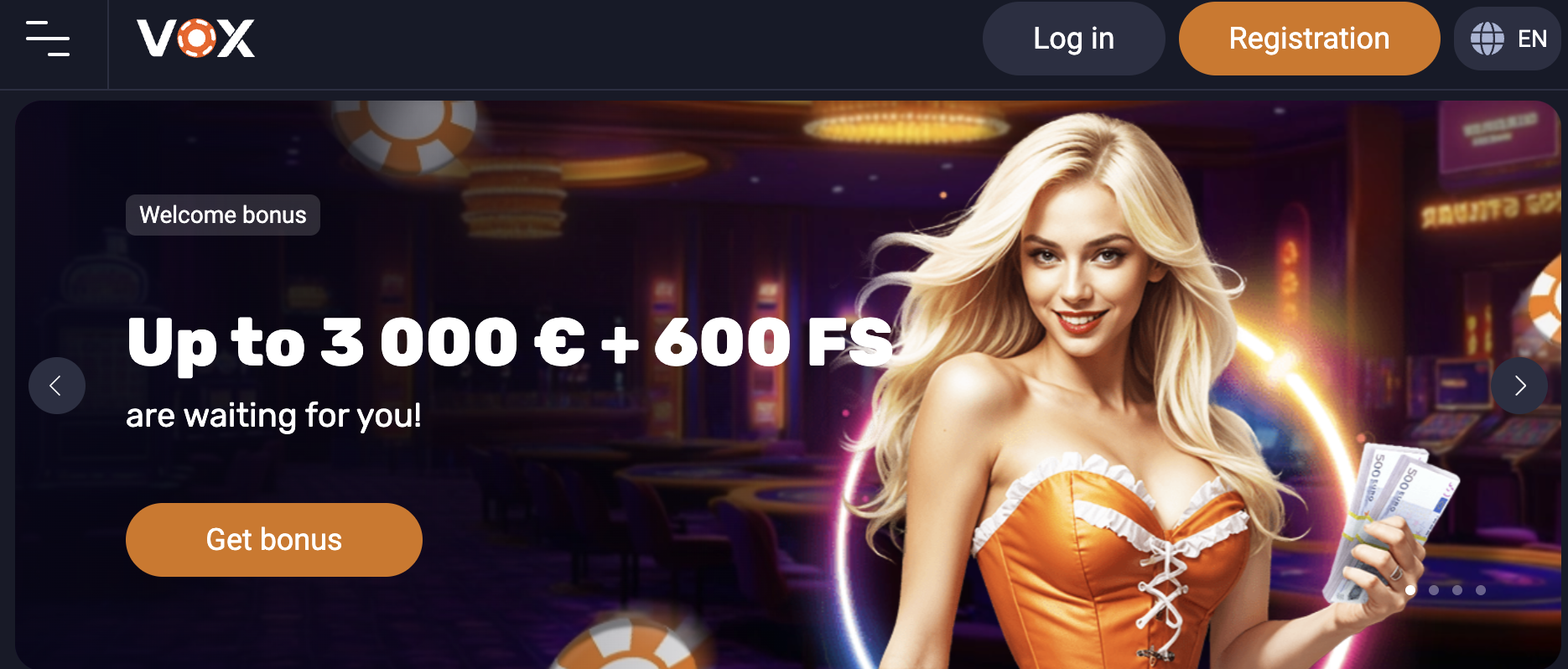 Vox casino bonus